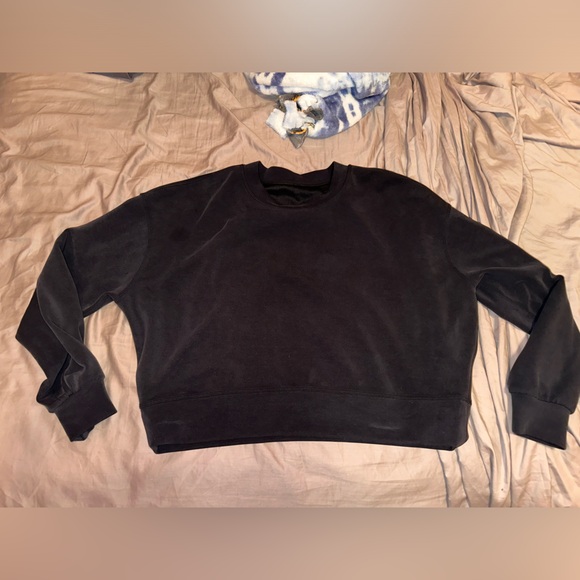 Lululemon Softstreme Perfectly Oversized Cropped Crew - Picture 1 of 2